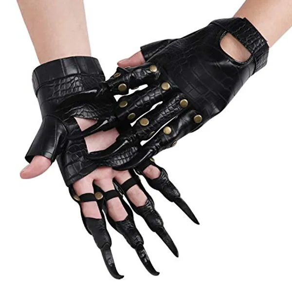 Halloween Claw Gloves Halloween Costume Party Props Scary Horrific Wolf Paw Gloves Cosplay Costume Clown Gloves Claws Dragon Gloves Carnival Party Prank Props Festival Cat Paw Gloves Nail Gloves