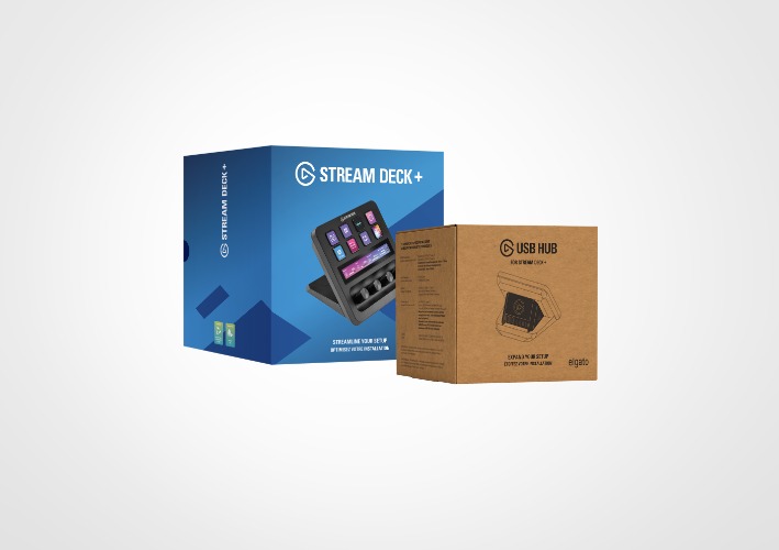 Stream Deck + and USB Hub Bundle