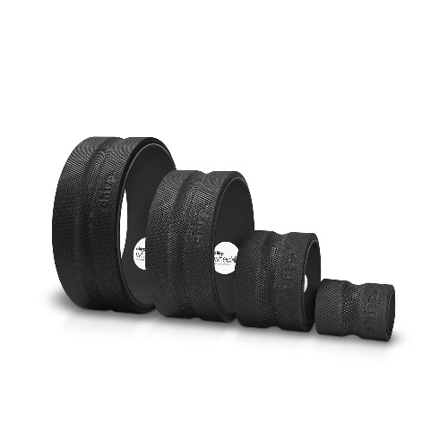 Chirp Wheel Foam Roller - Targeted Muscle Roller for Deep Tissue Massage, Back Stretcher with Foam Padding