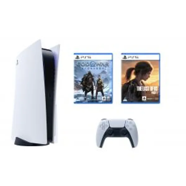 Sony Playstation 5 + GOW Ragnarok + TLOU Part 1 (PS5)
