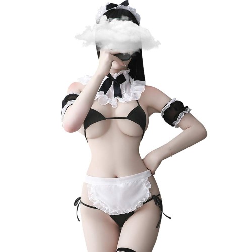 French Maid Costume for Women, Maid Outfit Anime Cosplay Costume Sexy Lingerie for Cosplay