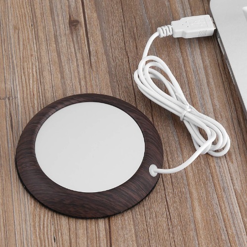 USB Wood Grain Cup Warmer