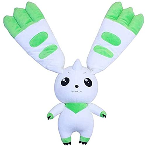 45 cm Digimon Terriermon Luxury Pillow Toy Digital Monster Anime Data Plush Doll Pillow Children's Birthday Halloween