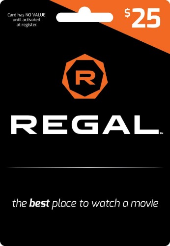 Regal Entertainment Gift Card - 25 Traditional