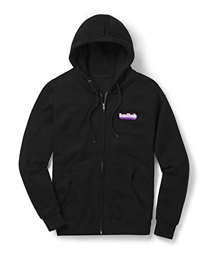 Twitch Extruded Zip Up Hoodie - Large - Black