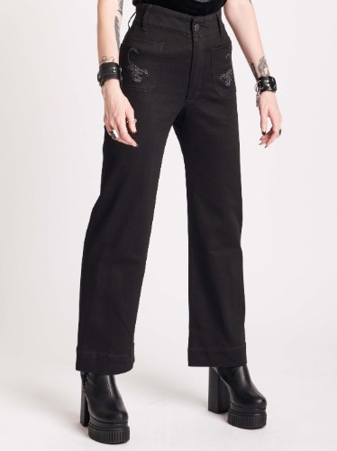 Cropped Wide Leg Jeans | LG