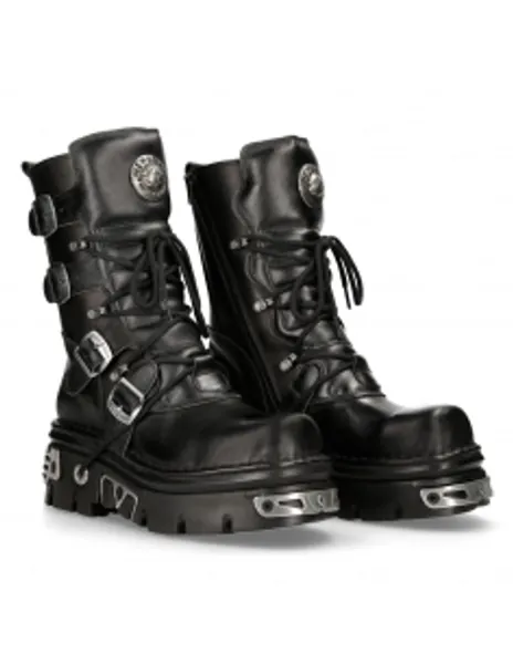 BOOT BLACK REACTOR WITH LACES M-373-S4