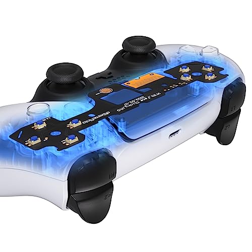 eXtremeRate Face Clicky Kit for PS5 Controller BDM-030, Custom Tactile Dpad Action Buttons for PS5 Controller, Mouse Click Kit for PS5 Controller - Controller NOT Included - For PS5 BDM-030 - P5 BDM-030 Face Clicky Kit