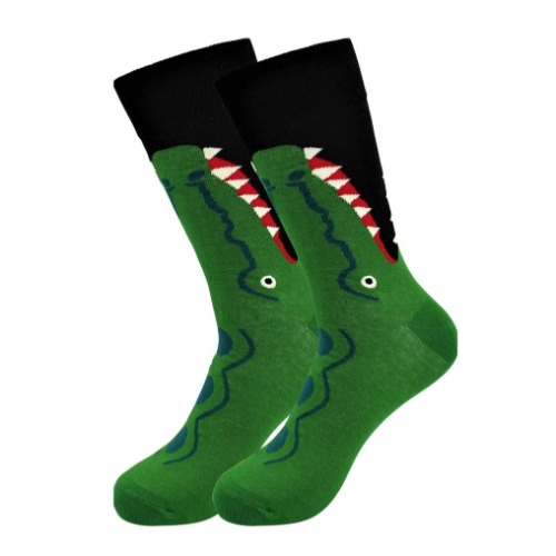 Gator Snack Ankle Biter Socks (Three Sizes) - Adult Large