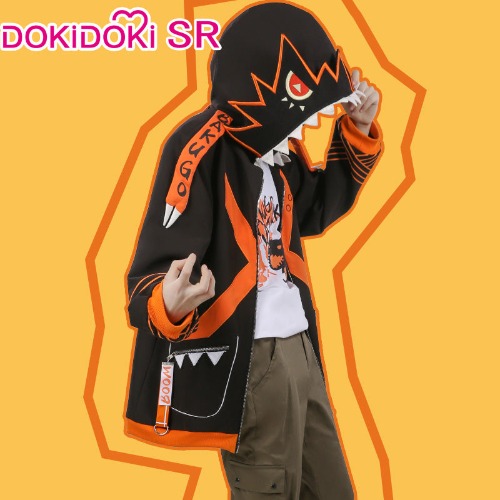 【BIG SALE】DokiDoki-SR Anime My Hero Academia Cosplay Boku No Hero Academia Bakugou Katsuki Cosplay Costume Dinosaur Doujin Costume Men | M