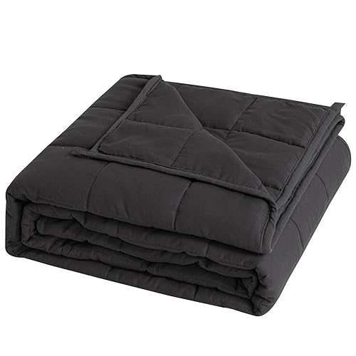 Good Nite Couverture Lestée Couverture Pondérée 150 x 200 cm Plaid Lesté Couverture Lourde avec Perles de Verre Weighted Blanket Gris 8 kg 150 x 200 cm - Gris - 150x200cm,8kg