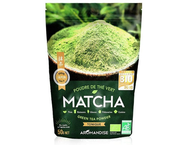 Thé vert matcha bio en poudre 50g - Florisens