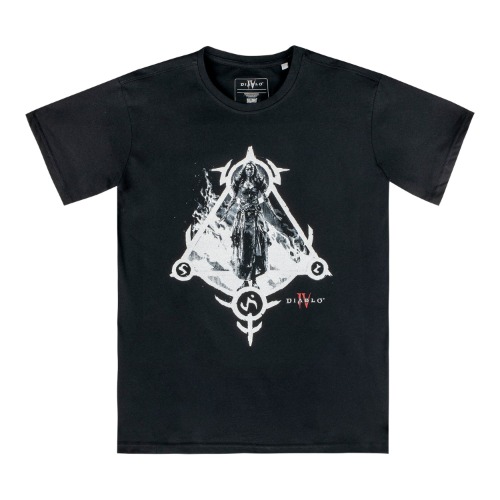Diablo IV Sorcerer Black T-Shirt | L