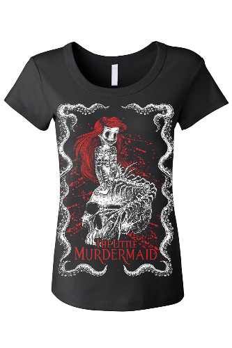 The Little Murdermaid Tee [Multiple Styles Available] | Womens Scoop Neck Tee / XL