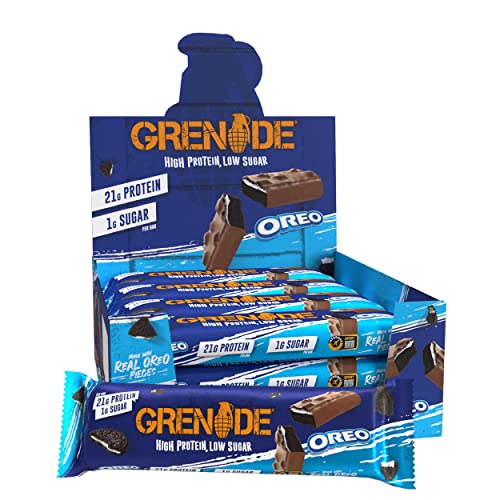 Grenade High Protein, Low Sugar Bar - Oreo, 12 x 60 g - Oreo