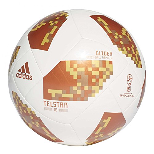 adidas Official World Cup 2018 Telstar Football - 5 - Glider - White