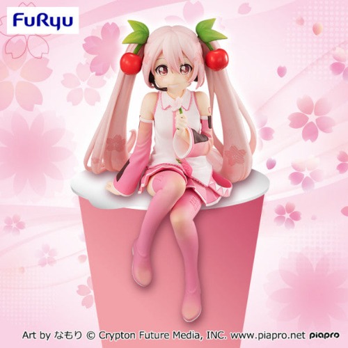 Piapro Characters - Hatsune Miku - Noodle Stopper Figure - Sakura, 2022 (FuRyu) - Brand New