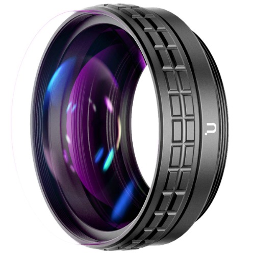 Wide Angle Lens for Sony ZV1, ULANZI WL-1 ZV1 18mm Wide Angle/ 10X Macro 2-in-1 Additional Lens for Sony ZV1 Camera - Black