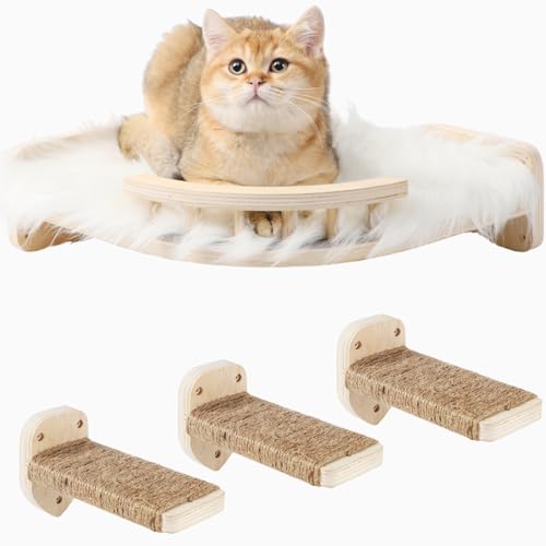 Cat Wall Shelf and Steps