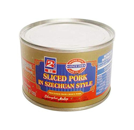 B2 Szechuan Flavoured Sliced Pork, 198 g
