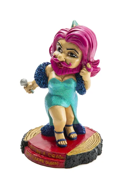 BigMouth Inc. Drag Queen - Don't be a Drag, be a Gnome Queen Novelty Resin Garden Gnome Ornament | This Funny Garden Gnome Makes The 15.2cm x 23.4cm x 14.5cm