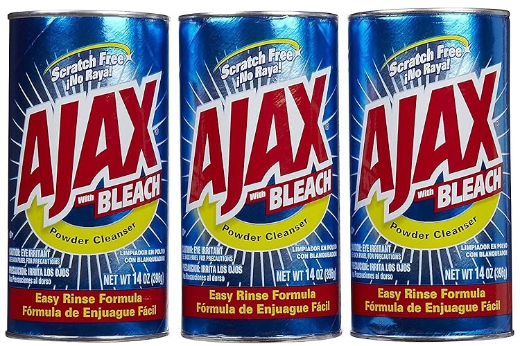 Ajax Powder Cleanser with Bleach, 14 oz-3 pk