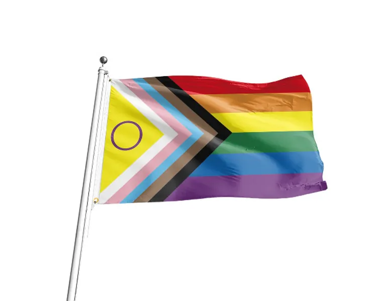 Inclusive progressive pride flag