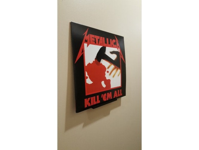 LP / Vinyl Wall Holder Bracket To Put Vinyl Records On Wall Easy Installation - Multi-Colored