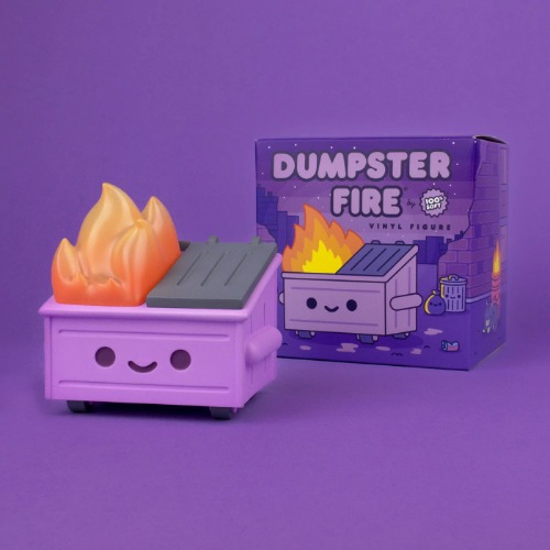 Dumpster Fire - Cough Syrup Purple Vinyl Figure