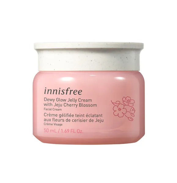 innisfree Cherry Blossom Dewy Glow Jelly Cream Face Moisturizer , 1.69 Fl Oz (Pack of 1)