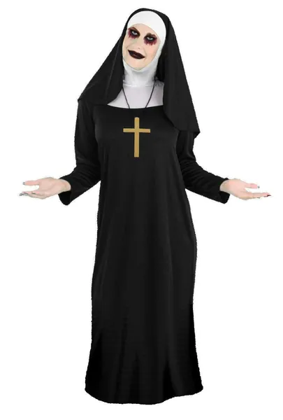 Demon Nun Conjuring Halloween Fancy Dress Costume
