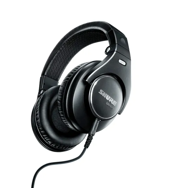 Shure SRH840 Professional Monitoring Headphones, Precisely Tailored Frequency Response and 40mm Neodymium Dynamic Drivers Deliver Rich Bass, Clear Mid-Range and Extended Highs (SRH840-BK)