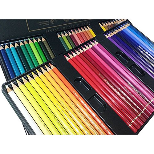 Faber-Castell 110060 - Künstlerfarbstift, 60 Polychromos Metalletui