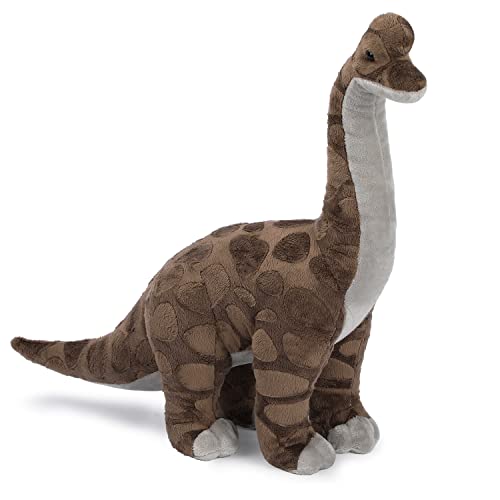 Brachiosaurus Plush Toy, Dinosaur Stuffed Animal Throw Plushie Pillow Doll, Soft Blue Fluffy Friend Hugging Cushion - Present for Every Age & Occasion - Brachiosaurus