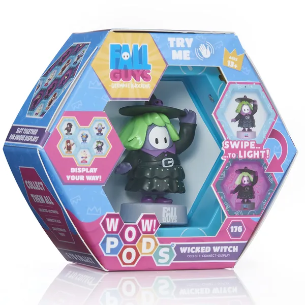 WOW! PODS Fall Guys: Ultimate Knockout - Wicked Witch Light-up Bobble-Head Figure | Official Merchandise, Collectibles, Toys and Gifts | for Fall Guys Fans - Wicked Witch
