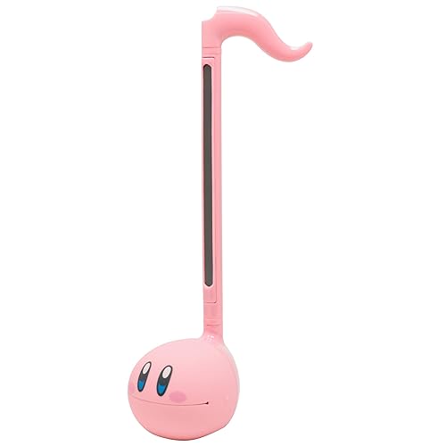 Otamatone Kirby Pink Star Hero Japanese Electronic Musical Instrument Portable Music Synthesizer from Japan by Maywa Denki Studio Award Winning, Educational Fun Gift Game Character Pink Hero - Single Item