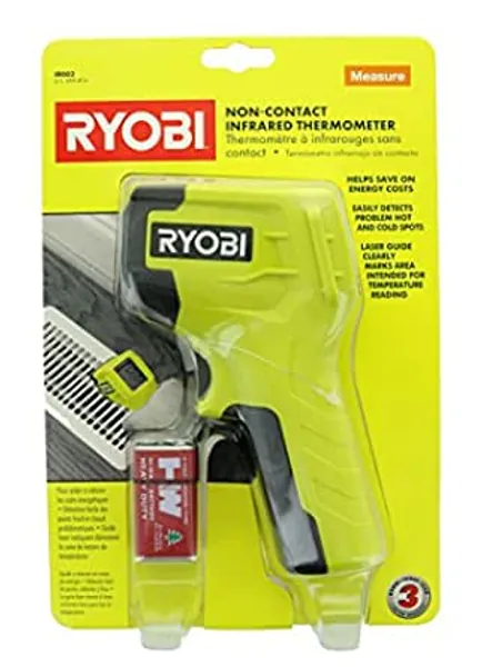 Ryobi IR002 Infrared Thermometer for Checking Cold and Hot Spots in Your Home