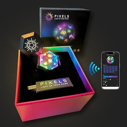 Pixels Electronic Dice - D20 (Midnight Galaxy) - Midnight Galaxy