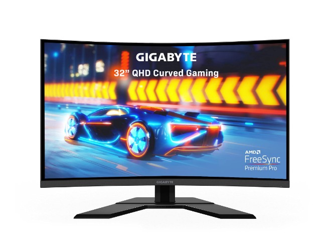 GIGABYTE G32QC A (32" 165Hz 1440P Curved Gaming Monitor, 2560 x 1440 VA 1500R , 1ms (MPRT) Response Time, 93% DCI-P3, VESA Display HDR400, FreeSync Premium Pro - 32 inch G Series 165Hz Curved|QHD|IPS