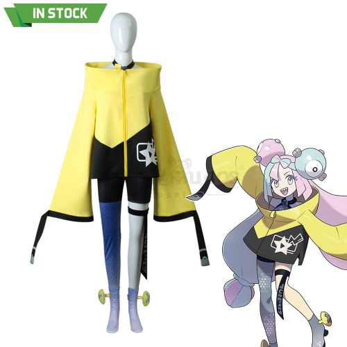 【In Stock】Game Pokemon Scarlet and Violet Cosplay Iono Cosplay Costume | XXL