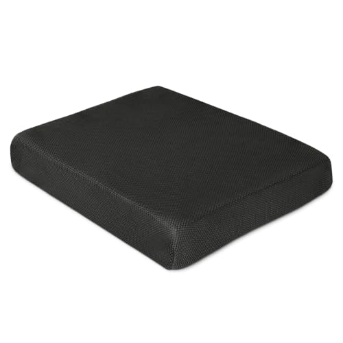 Milliard Memory Foam Seat Cushion, Office Chair and Car Seat Cushion for Back Support and Pain Relief - Breathable and Washable Non Slip Cover 
