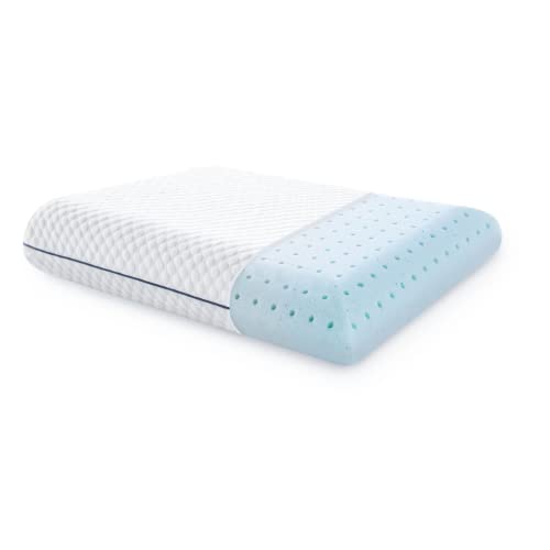 WEEKENDER Gel Memory Foam Pillow – Ventilated Cooling Pillow – Removable, Machine Washable Cover - Standard - Standard - 1 Pack