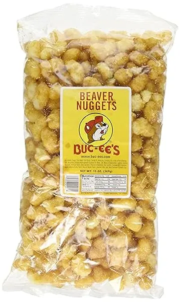 Buc-ee's Famous Beaver Nuggets Sweet Corn Puff Snacks Texas Bucees, One 13 Ounce Bag - 13 Ounce (Pack of 1)