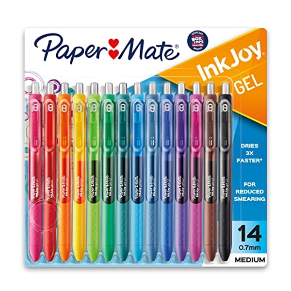 Paper Mate® Gel Pens | InkJoy® Pens, Medium Point, Assorted, 14 Count