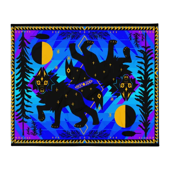 CALM EVENINGS BLANKET [POLYESTER] | Default Title