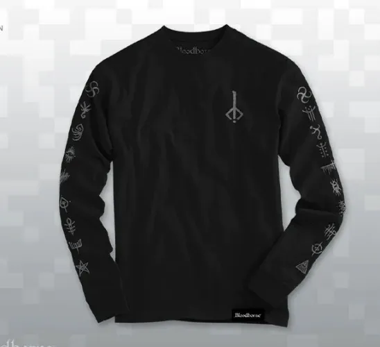 Caryll Runes Long-Sleeved Shirt | Unisex L / Black