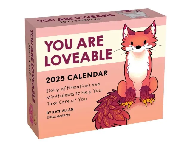 Kate Allan 2025 Day-To-Day Calendar: You Are Lovable a book by Kate Allan