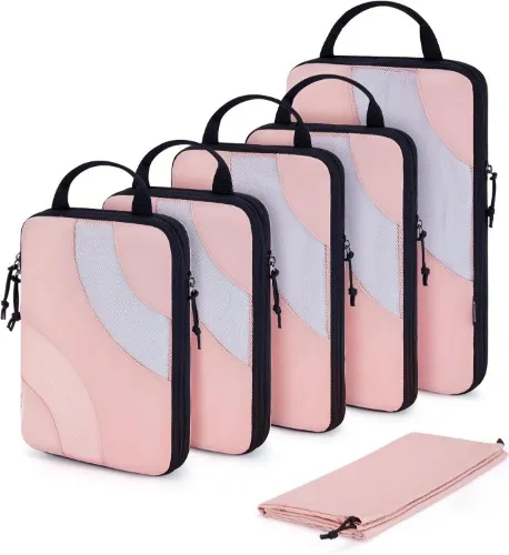 Pink Packing Cubes