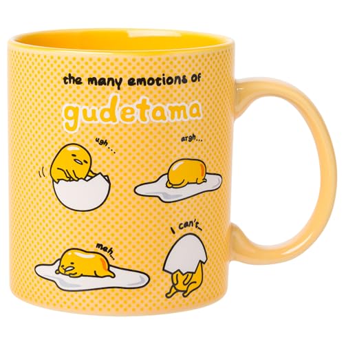 The Many Emotions of Gudetama Lazy Egg Ceramic Mug