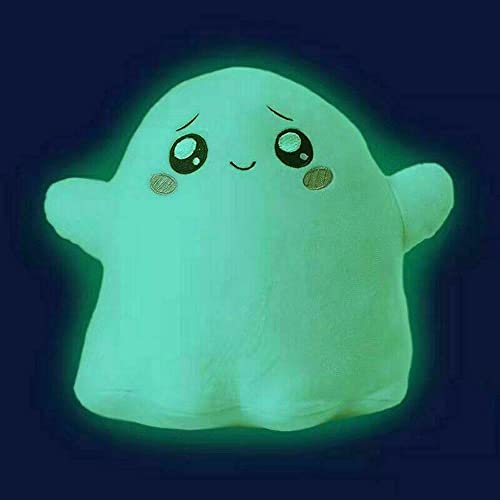 XXIN Glow in the Dark Plush Doll, LankyBox Ghosty Plush Toy, Soft Stuffed Toy Pillow, Gifts for Kids Children,